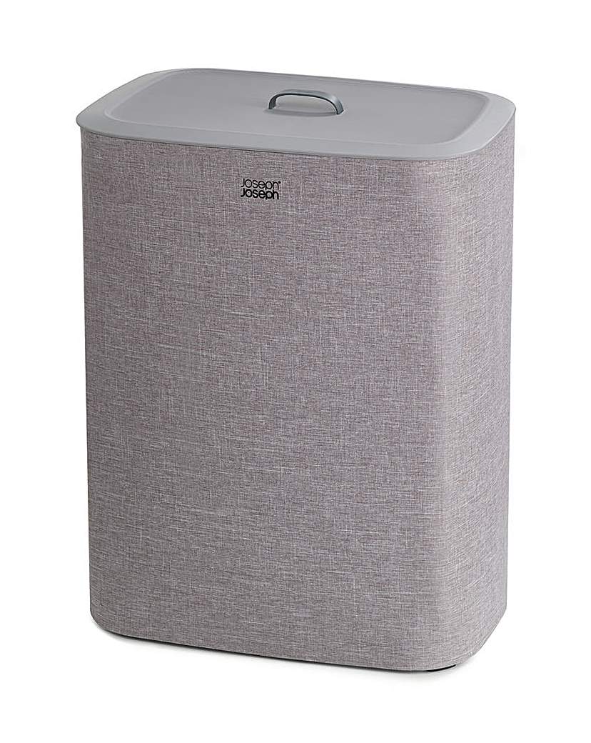 Joseph 90L Laundry Basket Grey