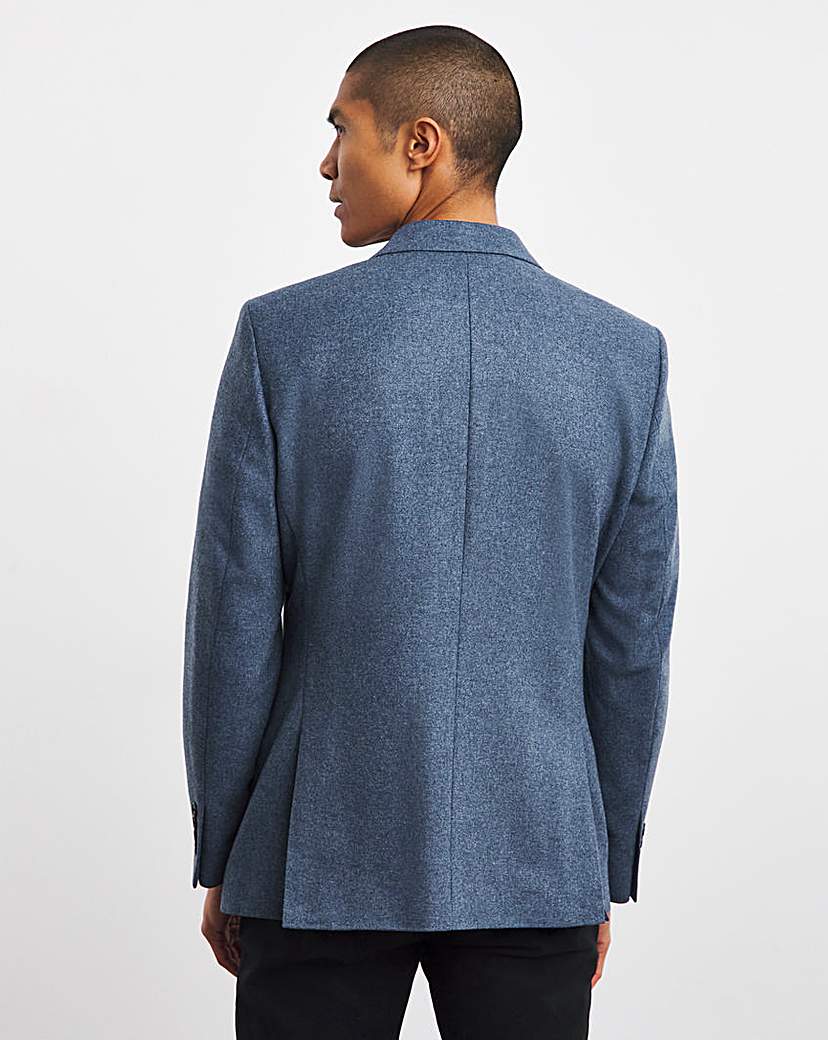 Light Blue Donegal Reg Fit Suit Jacket