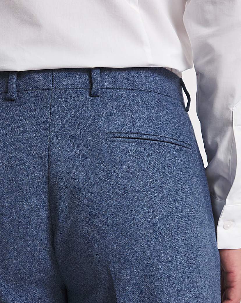 Light Blue Donegal Reg Fit Suit Trouser