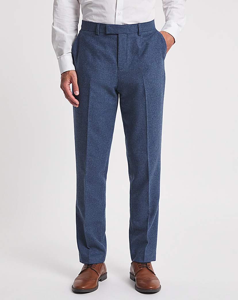 Light Blue Donegal Reg Fit Suit Trouser