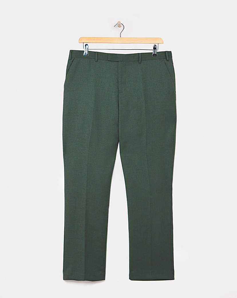 Linen Look Regular Fit Suit Trouser