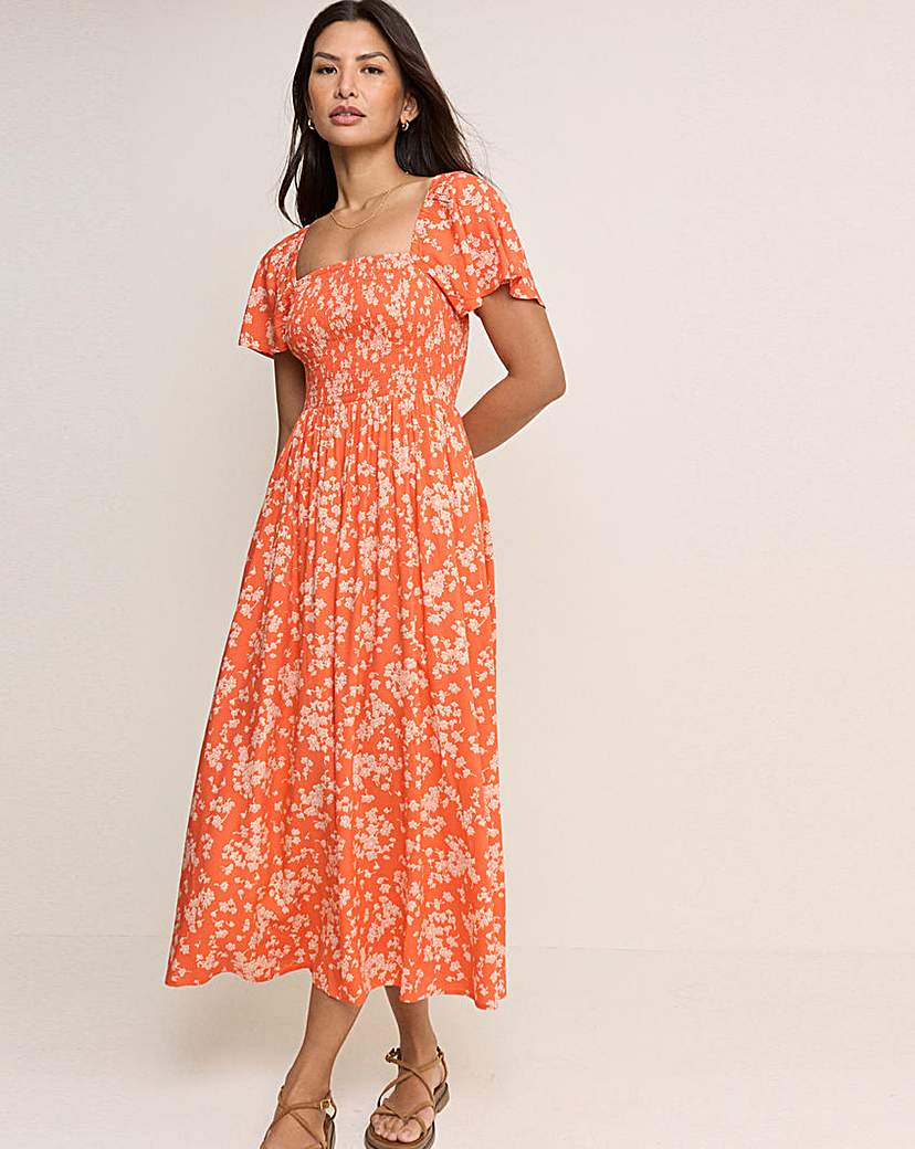 NOBODY'S CHILD BELLA MIDI DRESS