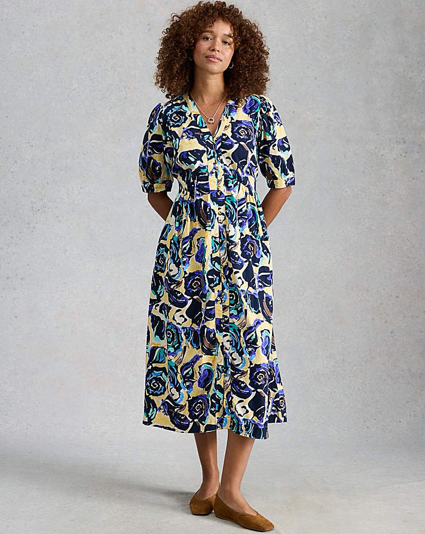 White Stuff Women's Fern Linen Blend Dress
