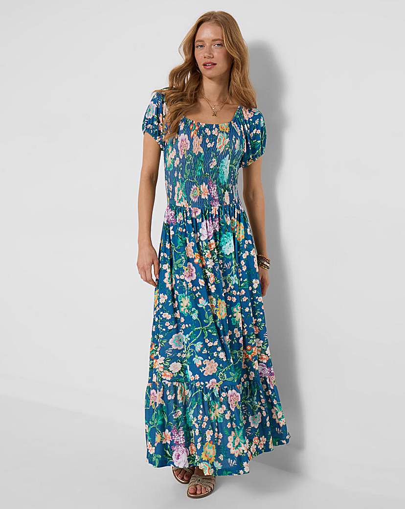 Joe Browns - Women's Maxi Dress - Floral - Viscose - Size 12