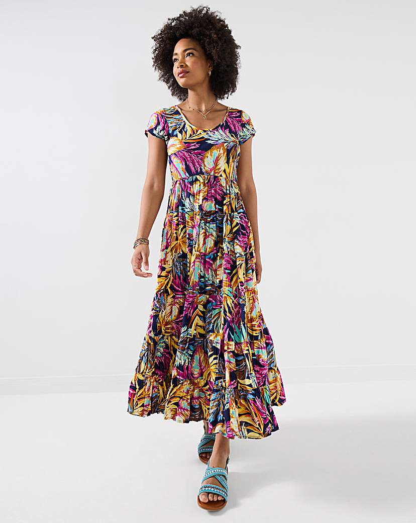 Joe Browns Women's Multi Tropical Island Maxi Dress Petite 16P
