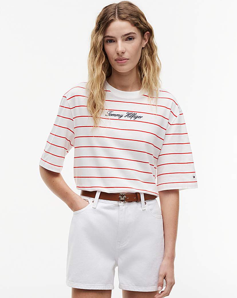 Tommy Hilfiger - Women's T-Shirt - Red - L
