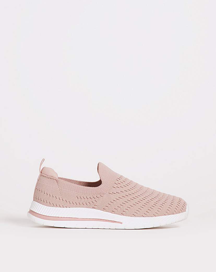 Cushion Walk Fly Knit Slip On E Fit