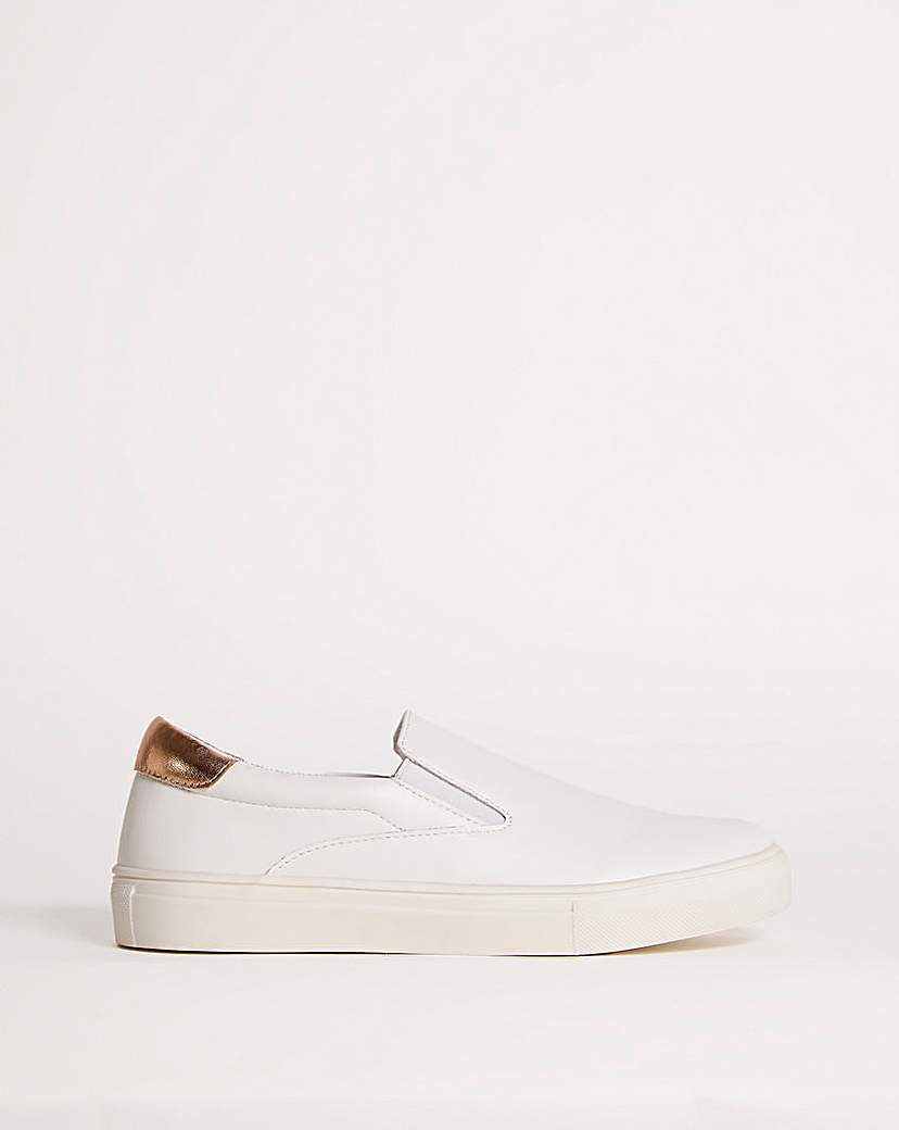 Elasticated Slip On Trainer E Fit