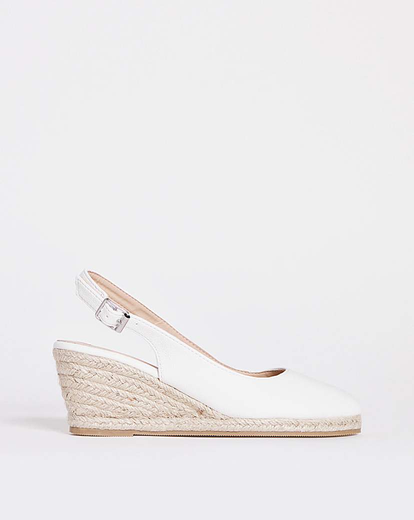 Slingback Espadrille EEE Fit