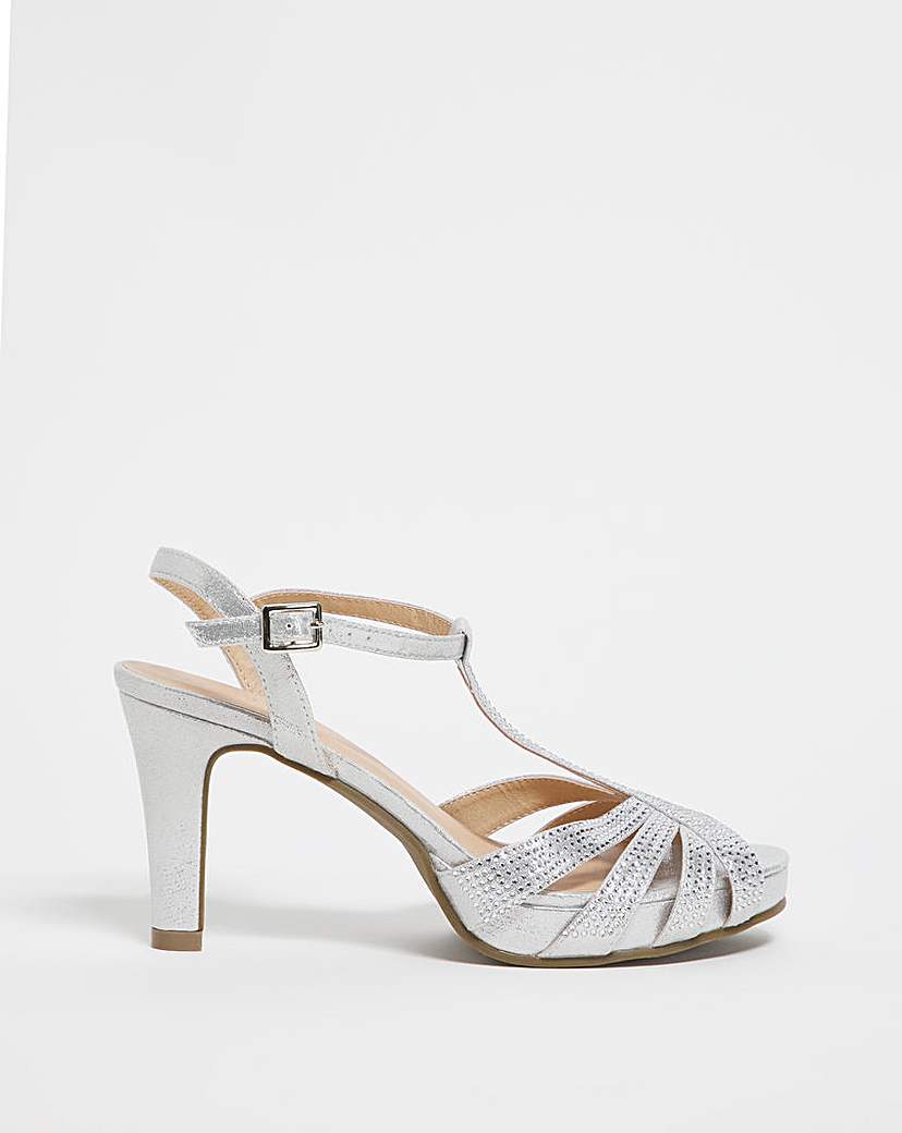 Joanna Hope TBar Platform Sandal EEE Fit