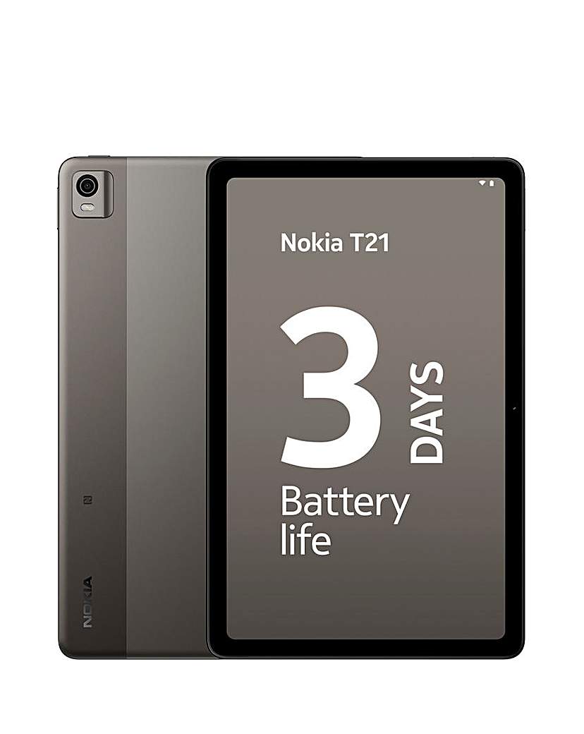 Image of Nokia T21 4GB 64GB 4G Tablet - Grey