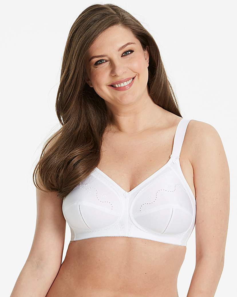 Image of Triumph Doreen Cotton White Bra