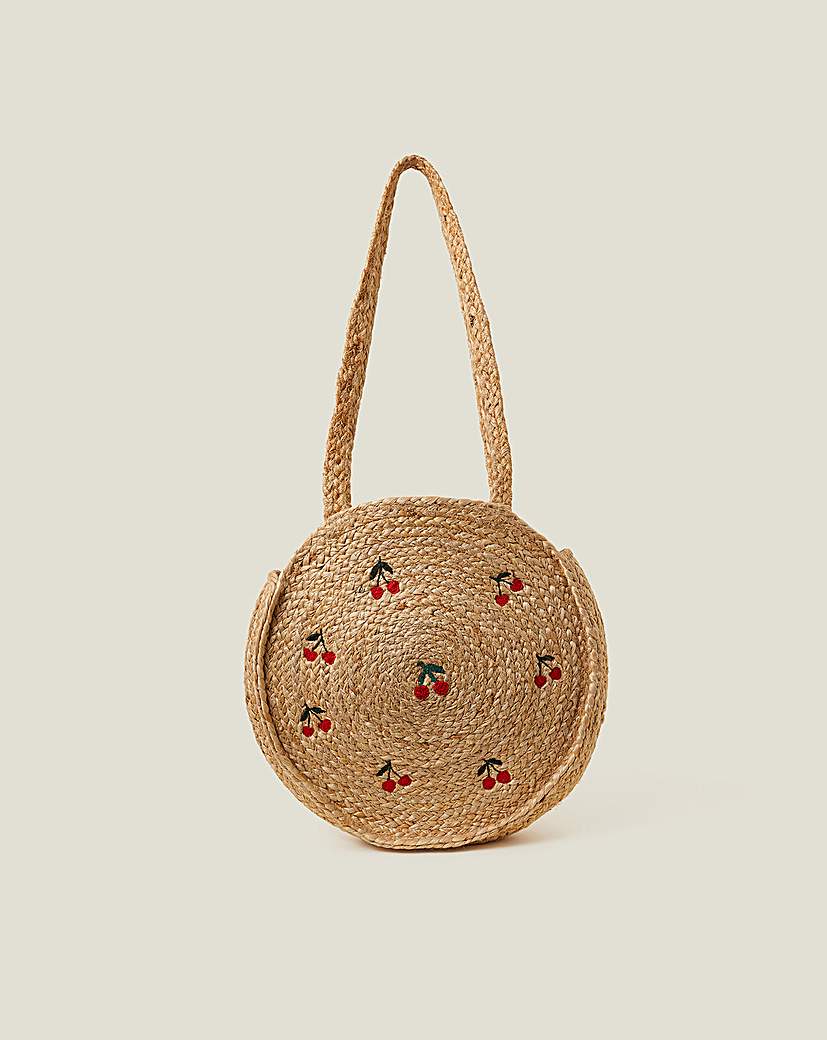 Accessorize Cherry Circle Jute Should