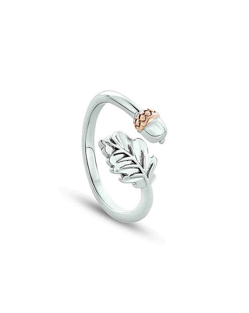 Sterling Silver Oak Leaf Ring