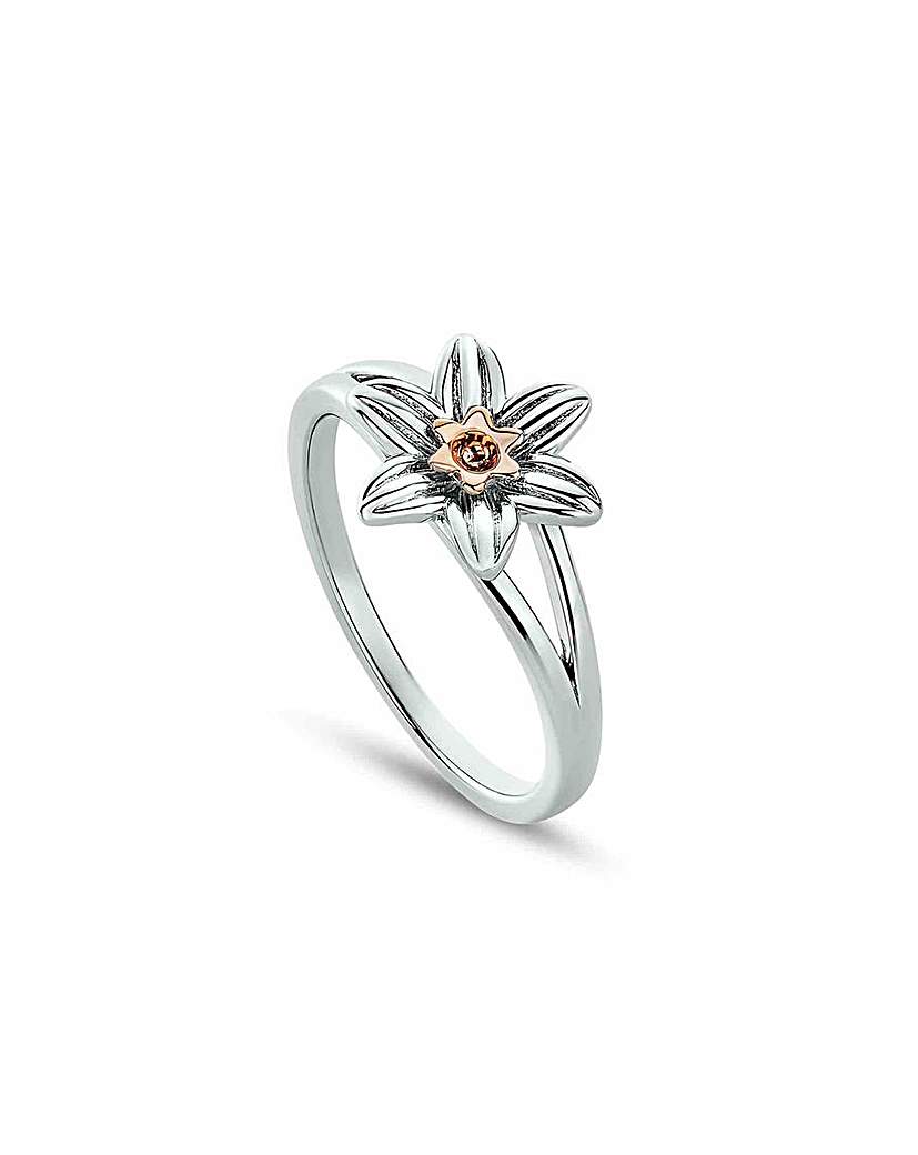Sterling Silver Daffodil Ring