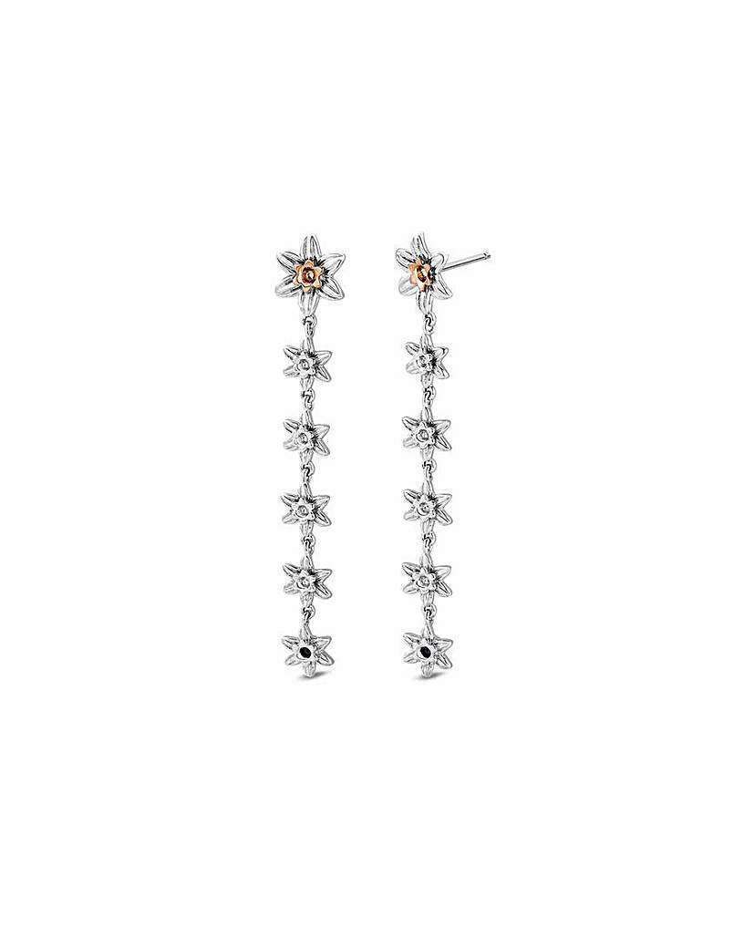 Daffodil Drop-Hoop Earrings