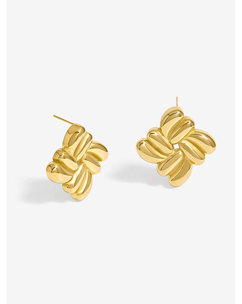 Jon Richard Gold Plated Large Studs