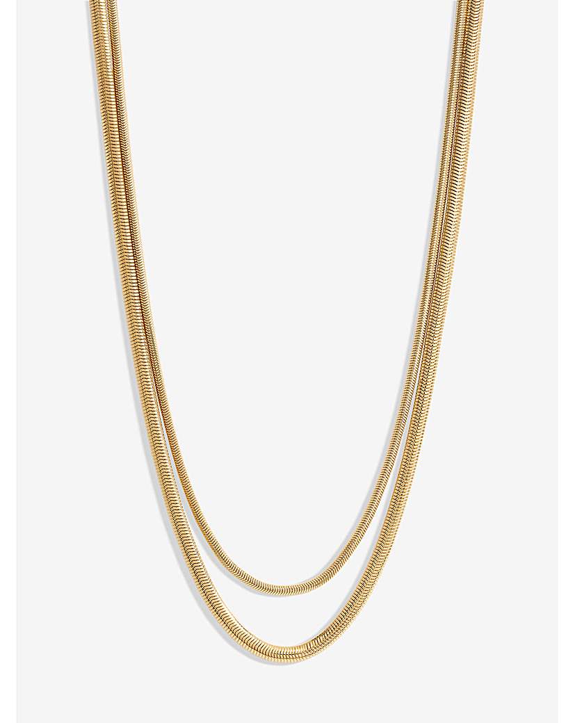 Jon Richard Gold Snake Chain Necklace