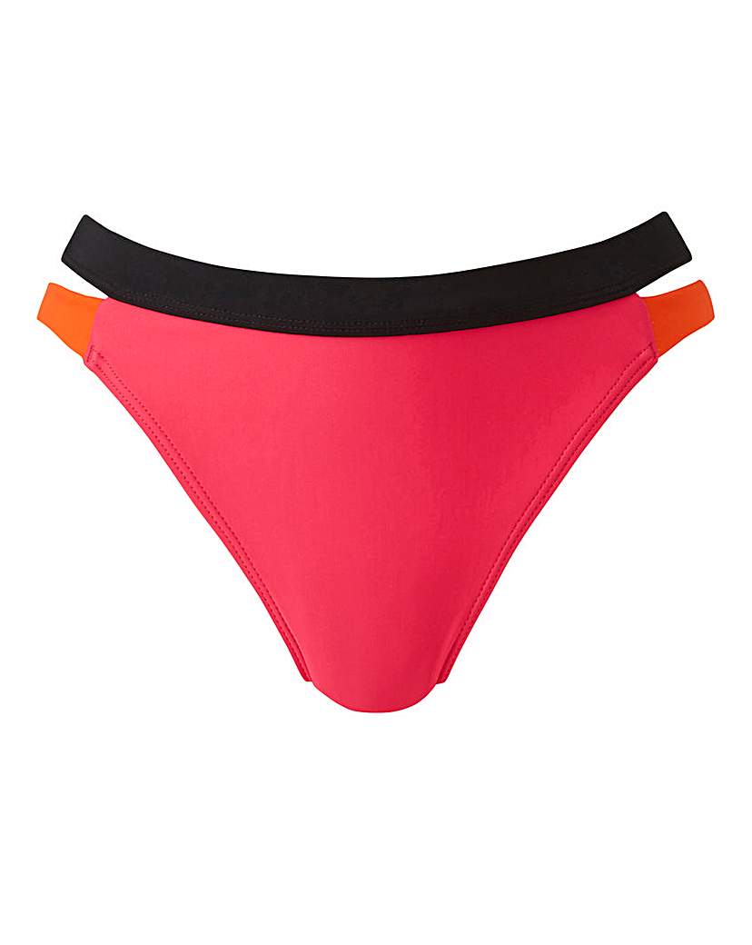 Pink/Orange Hipster Bikini Brief