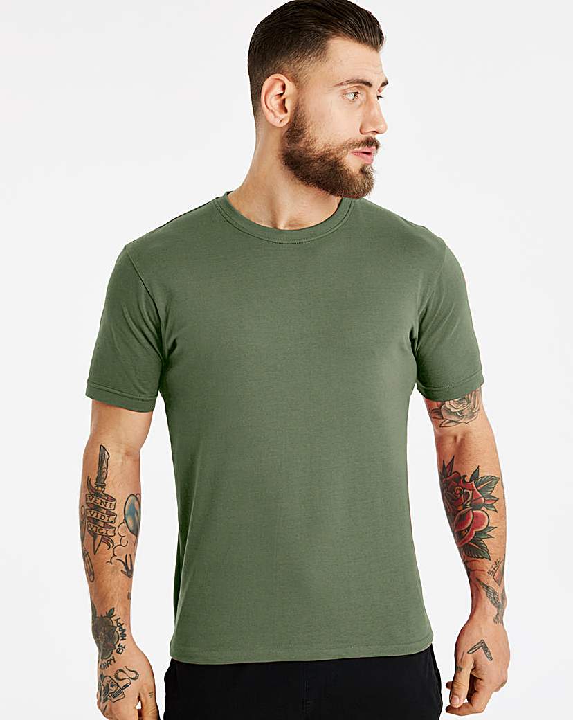Image of Capsule Khaki Crew Neck T-shirt L