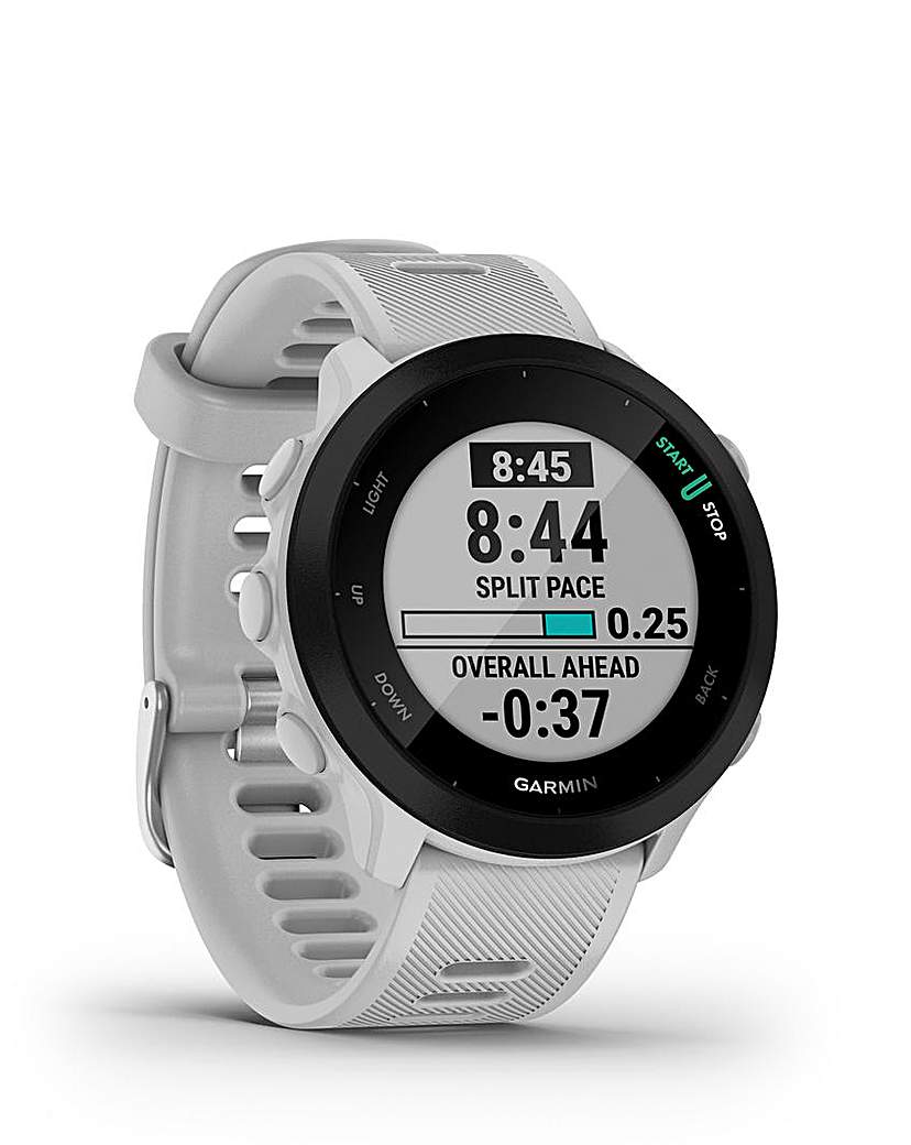 Garmin Forerunner 55 GPS Watch - White