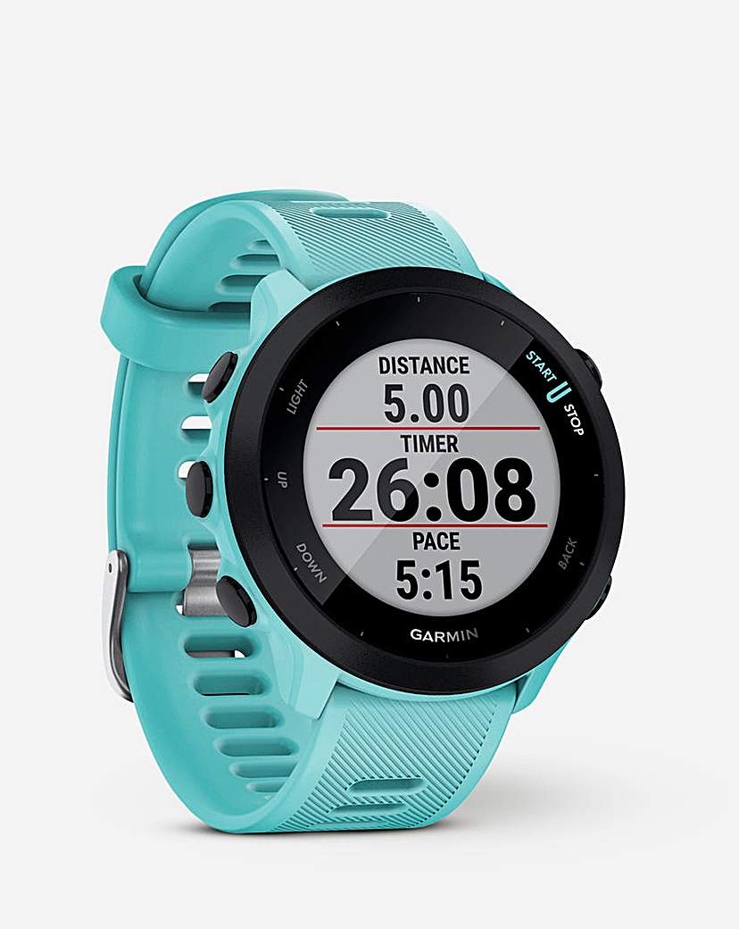 Image of Garmin Forerunner 55 GPS Watch - Aqua