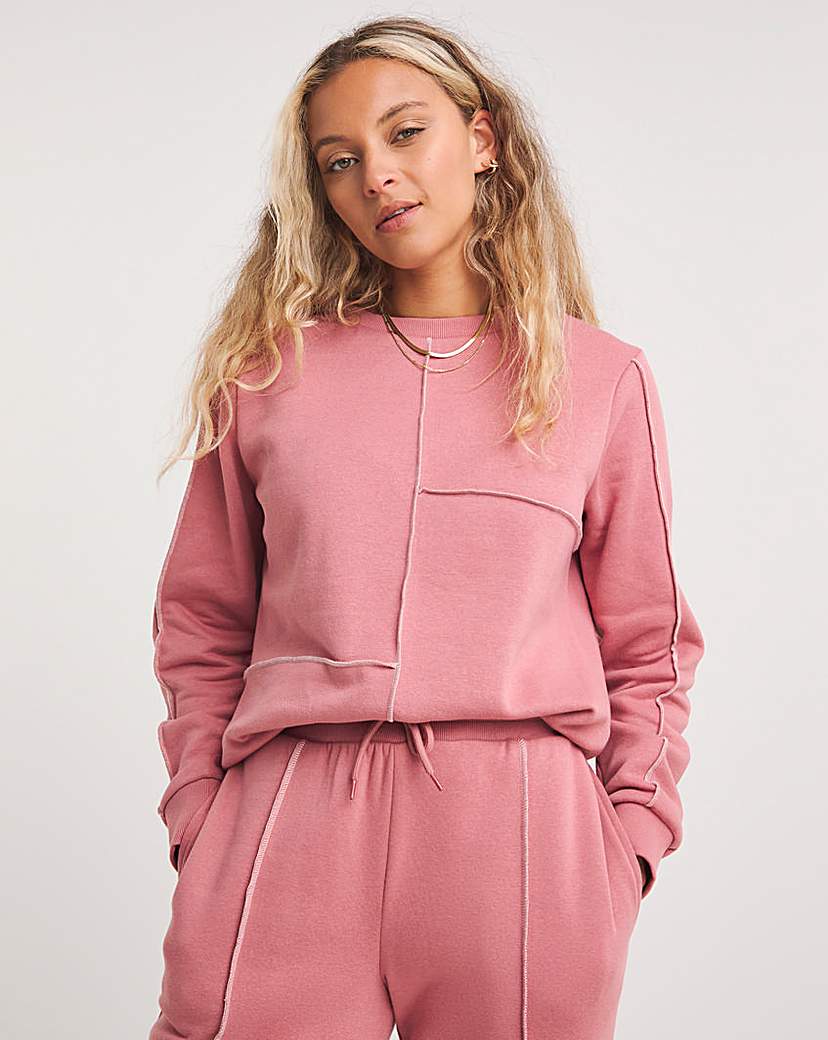 Rose Overlock Sweatshirt