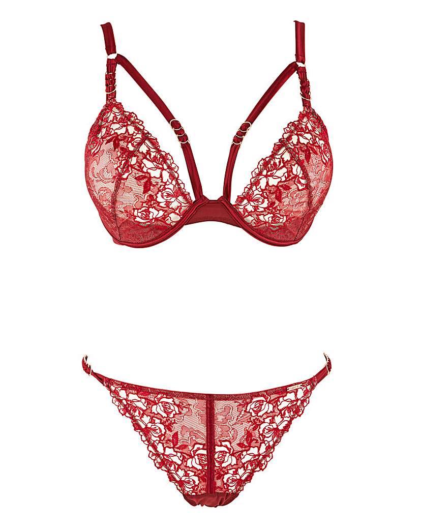 Simply Be Sexy Istanbul 1/4 Pad Open Lace Bra