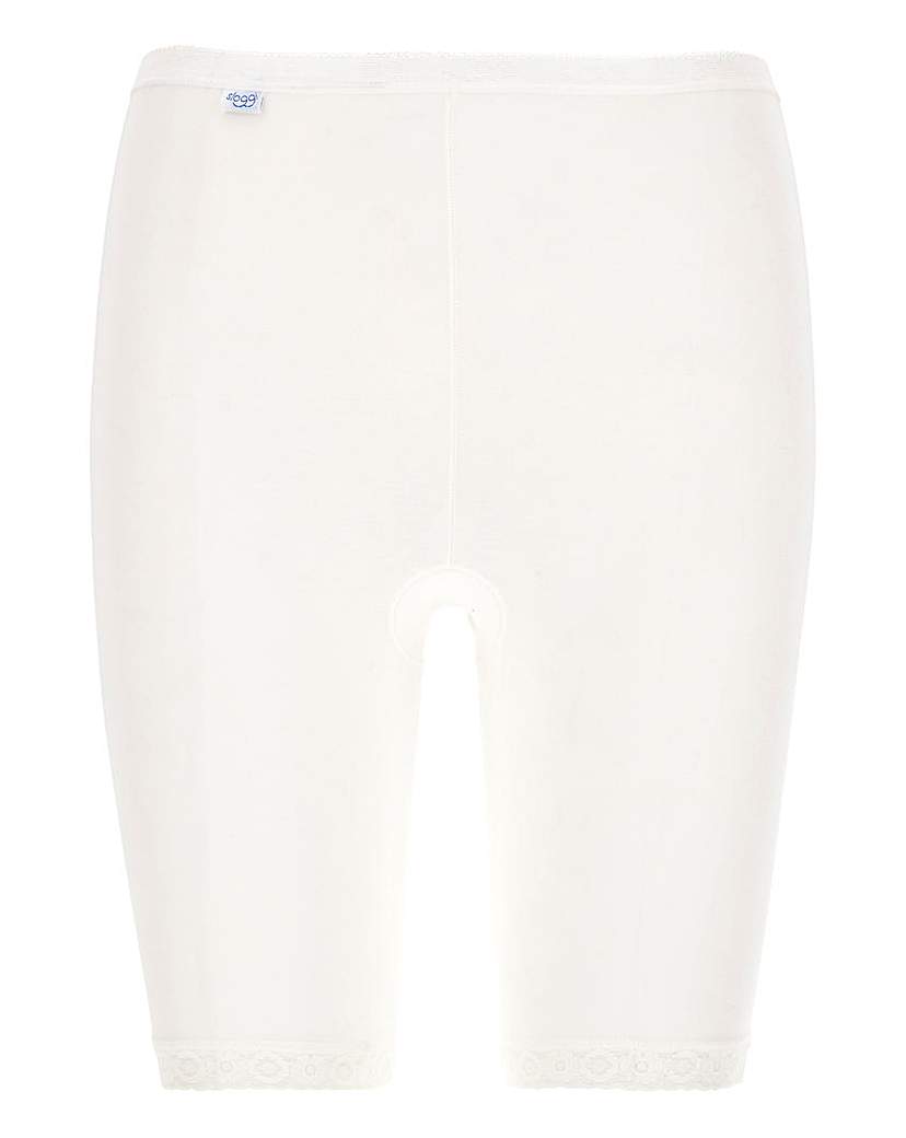 Sloggi Basic Long Leg Briefs White