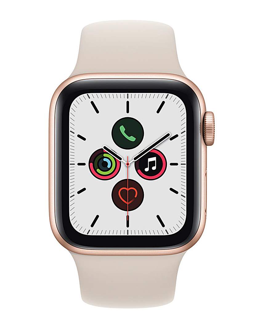 Apple Watch SE, 40mm, GPS [2021] - Aluminium with Starlight Sport Band