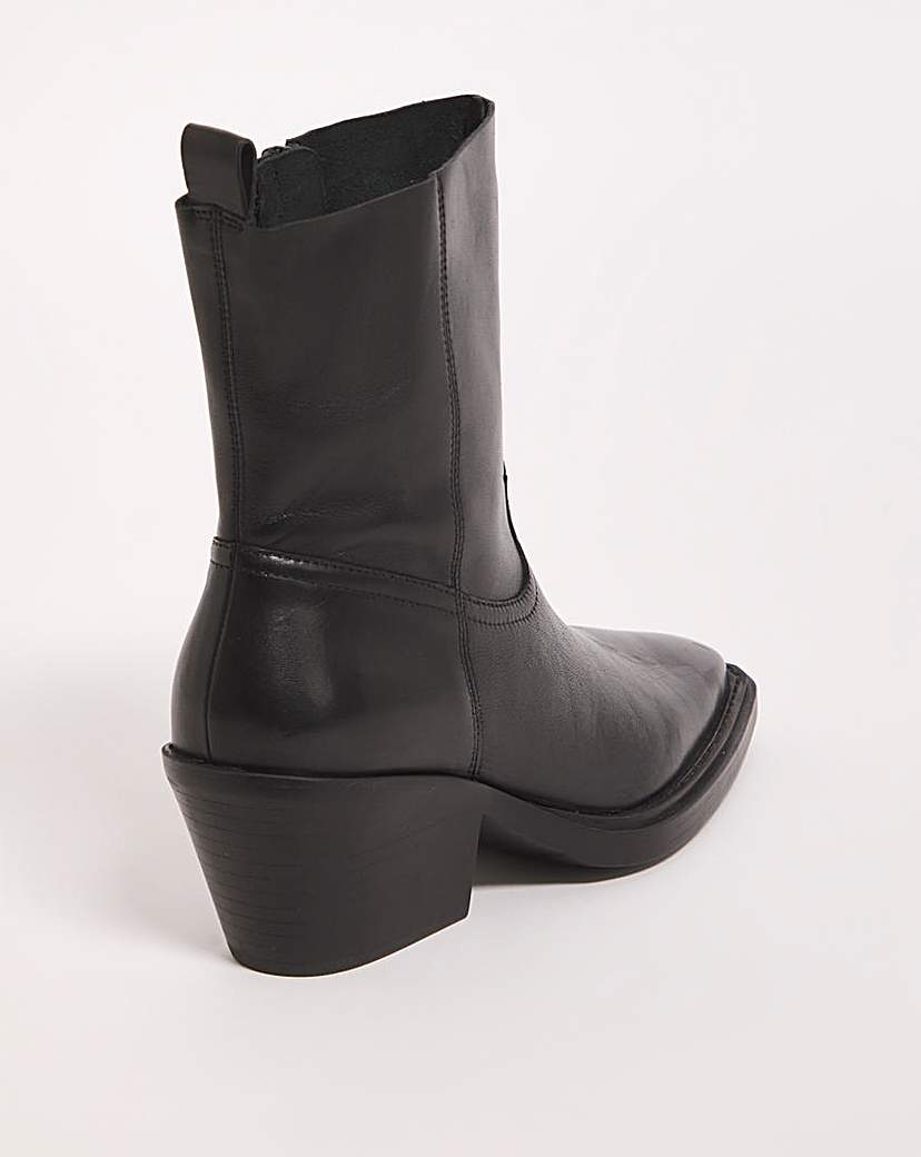 Ankle Western Boots Ex Wide