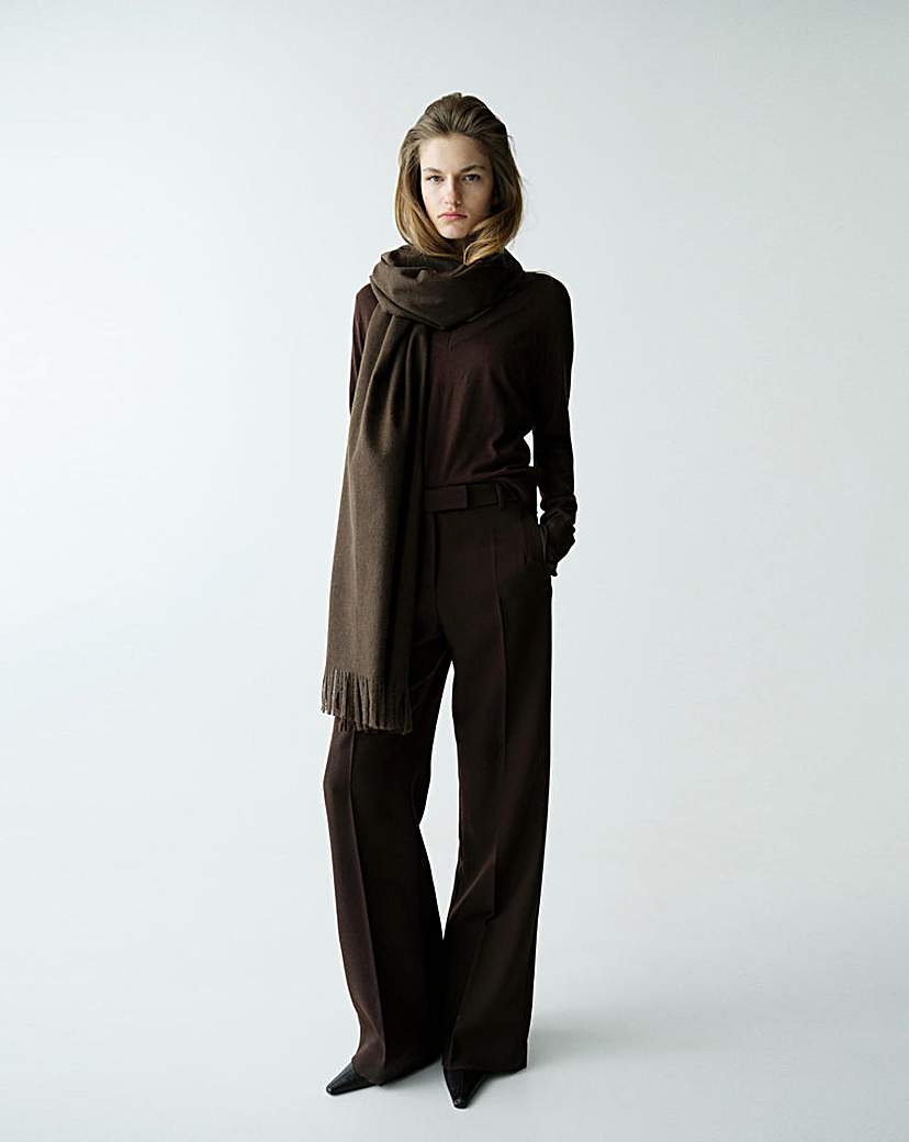 Mango V-neck Knit Sweater