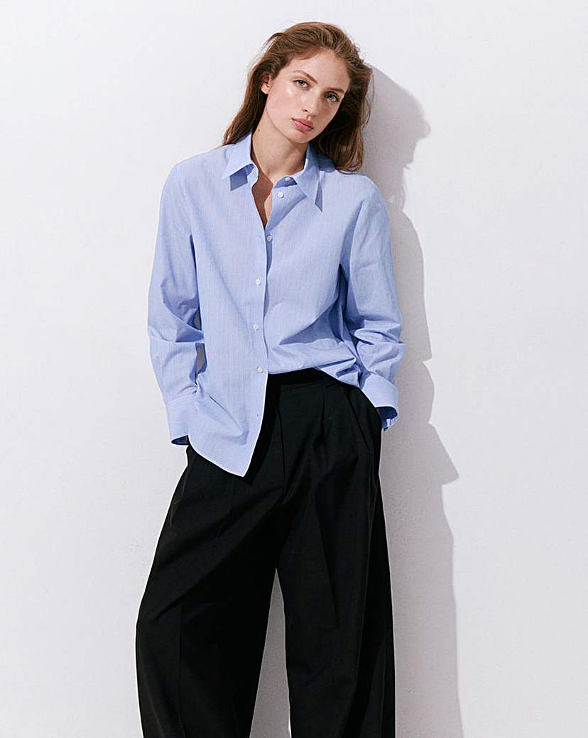 Mango Cotton And Lyocell Blend Shirt