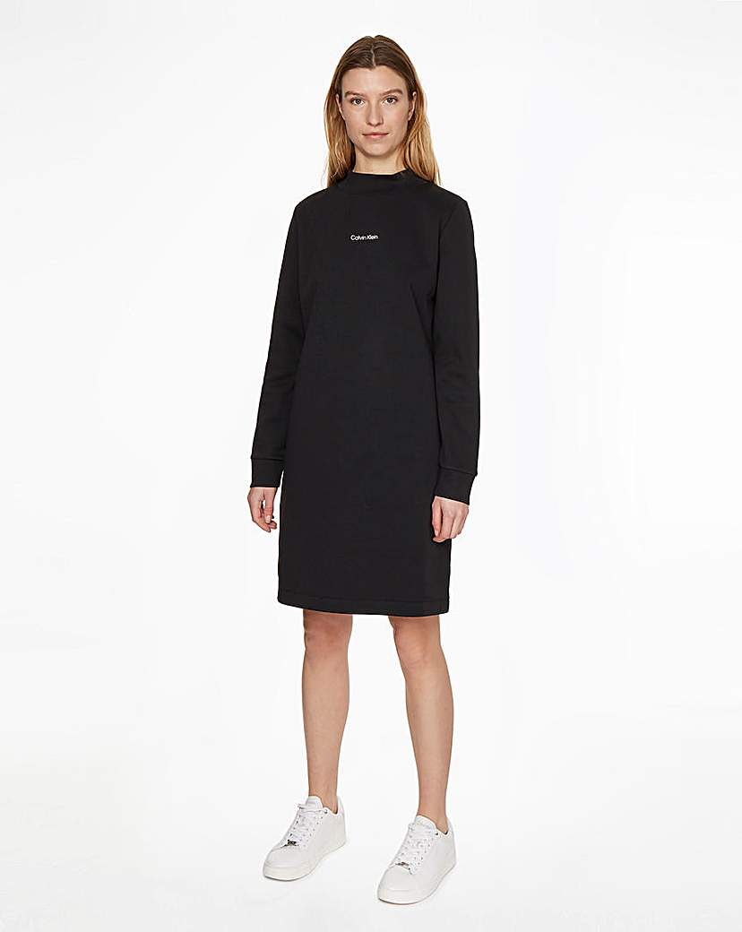 Calvin Klein Micro Logo Sweater Dress