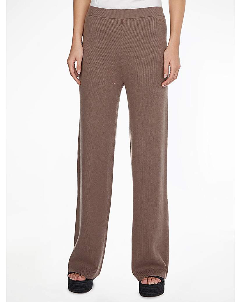 Calvin Klein Wool Knit Trousers