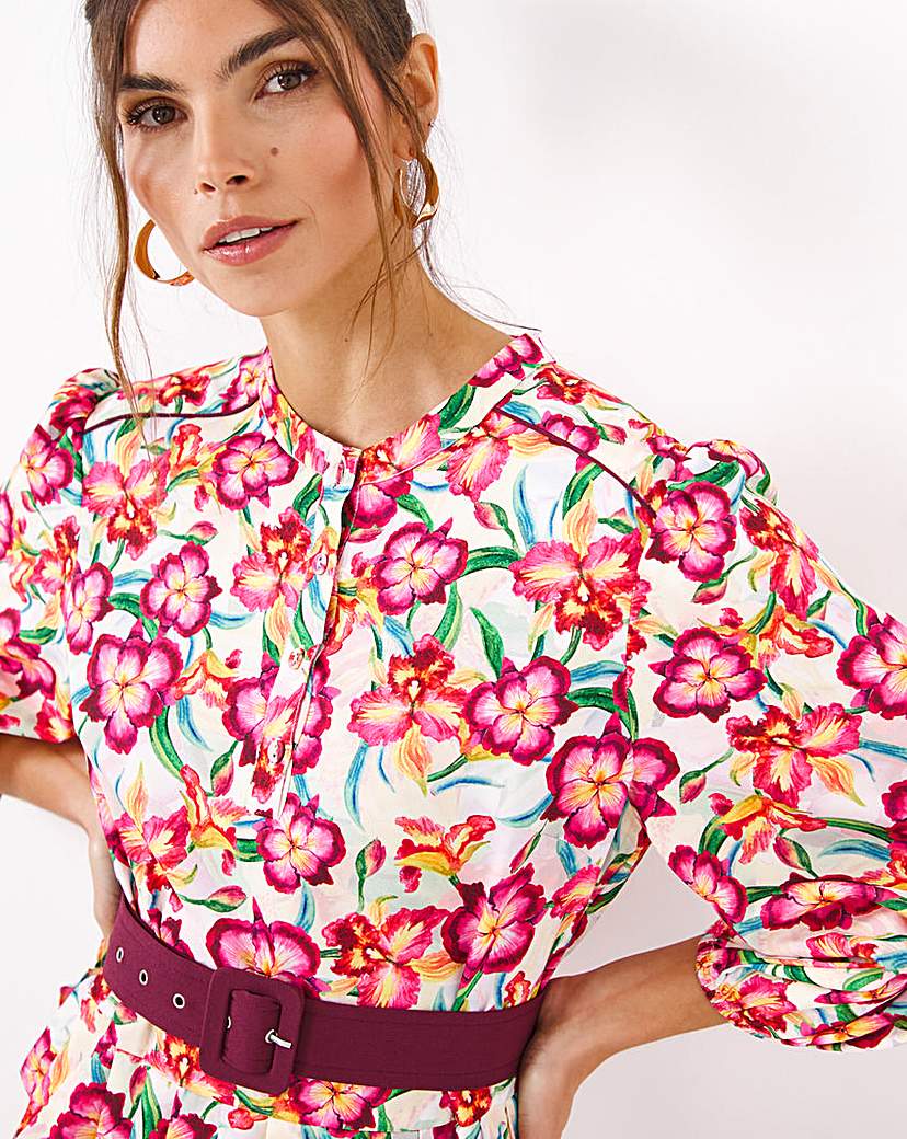 Raishma Waist Frill Dress