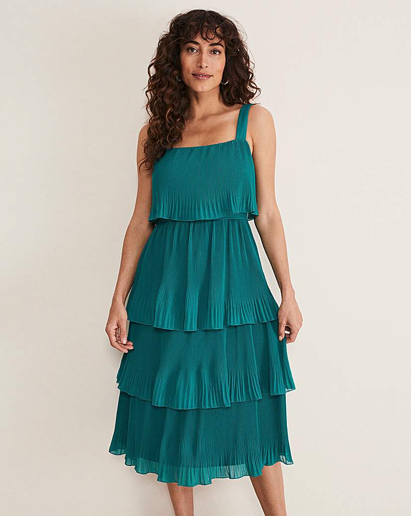 Phase Eight Arria Tired Midi Dress