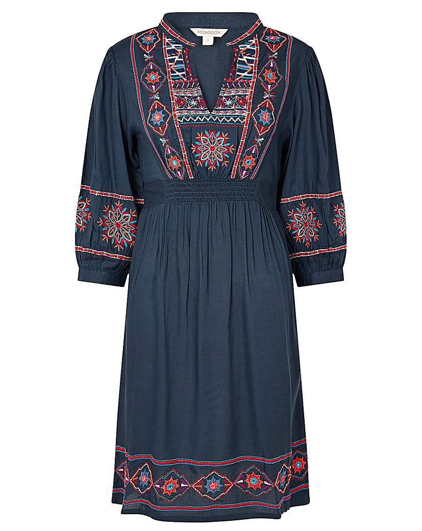 Monsoon Embroidered Dress