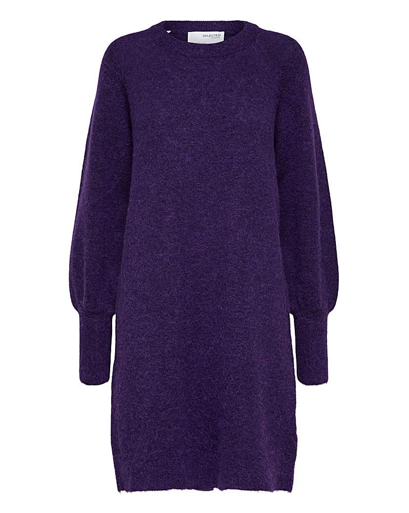 Selected Femme Wool & Alpaca Knit Dress