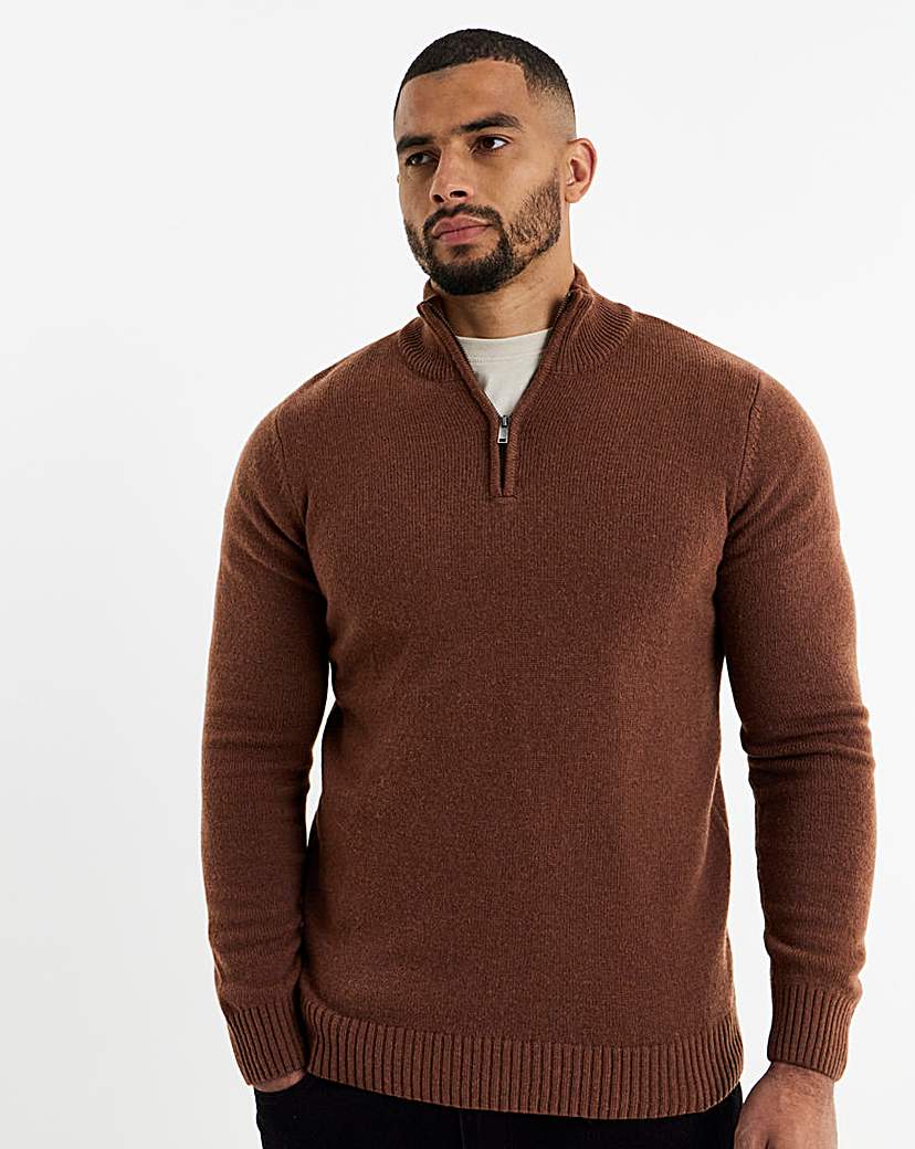 Lambswool 1/4 Zip Jumper