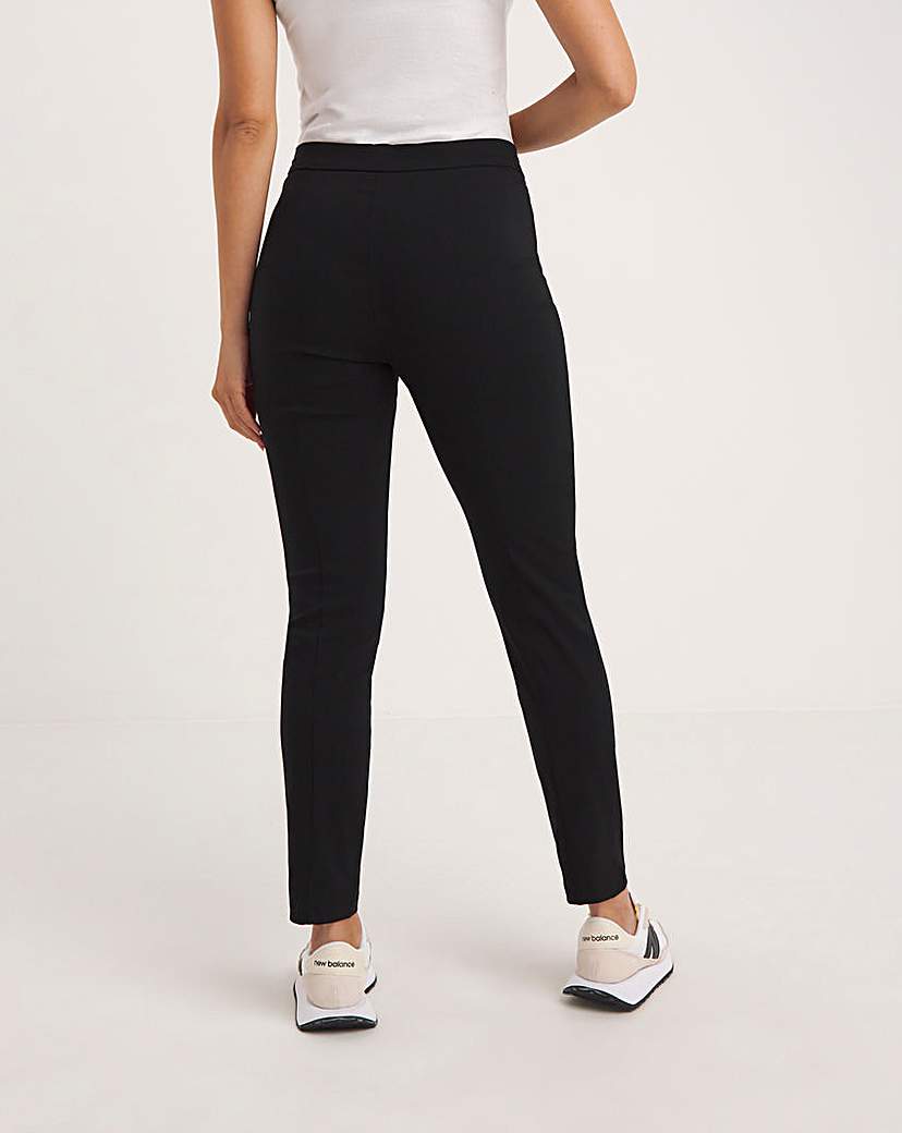 High Waisted Skinny Trousers in Stretch