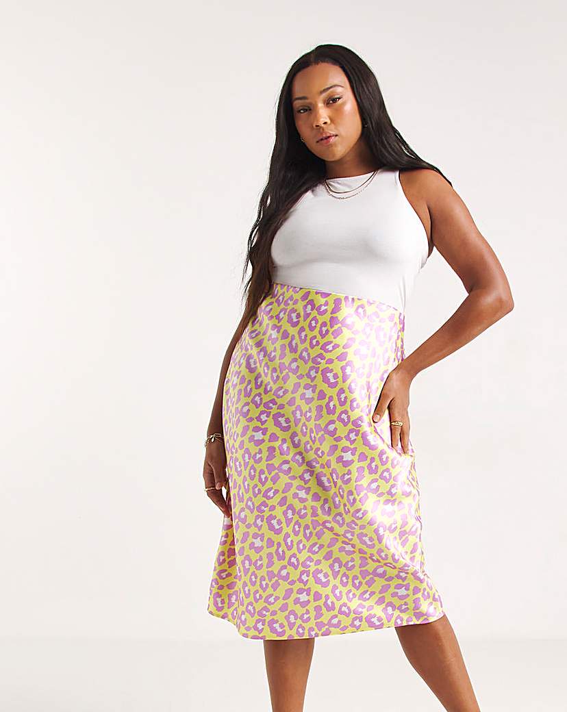 Elastic Waist Floral Skirt | Simply Be