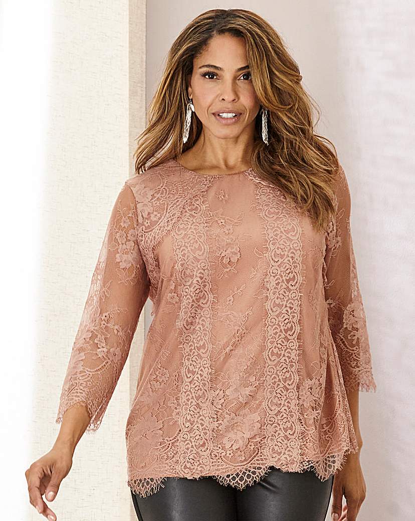 Image of Joanna Hope Lace Top
