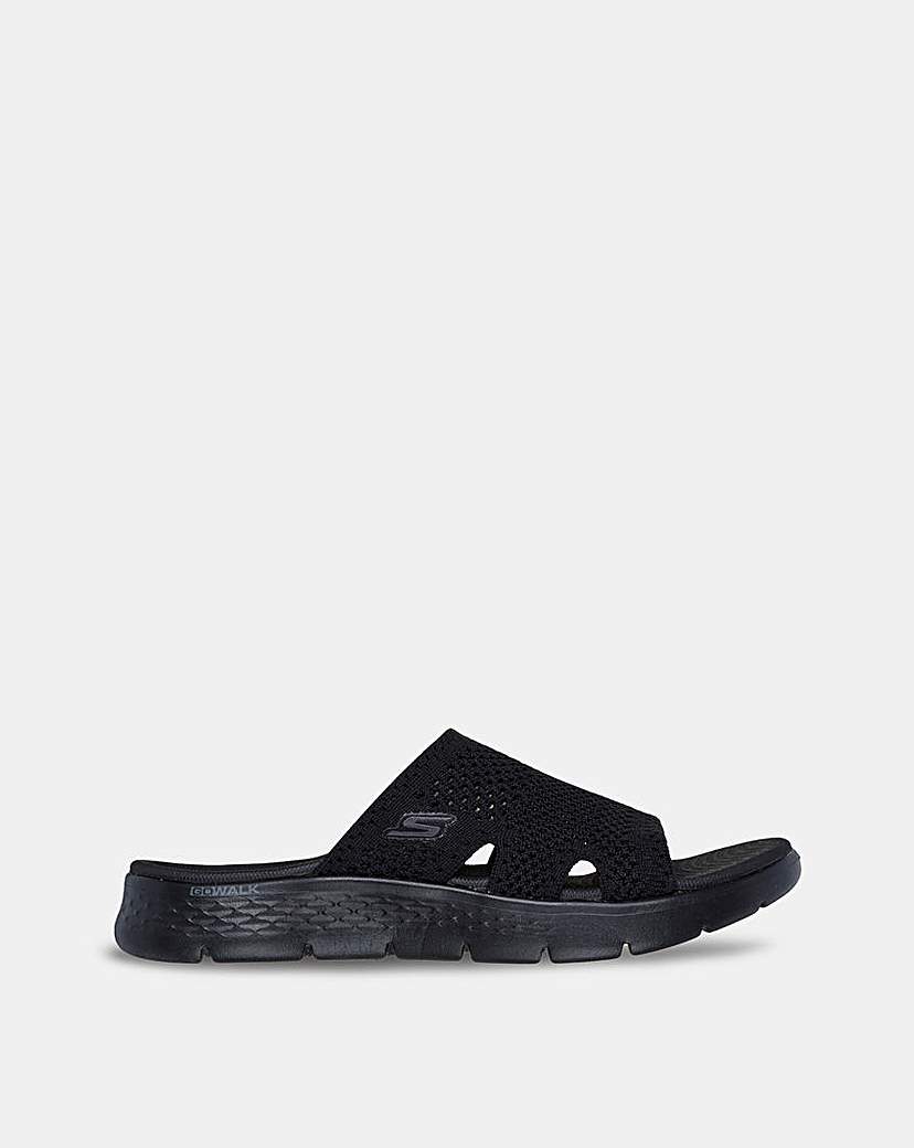 Skechers Go Walk Flex Sandals In Black | UK Size 4 Women's