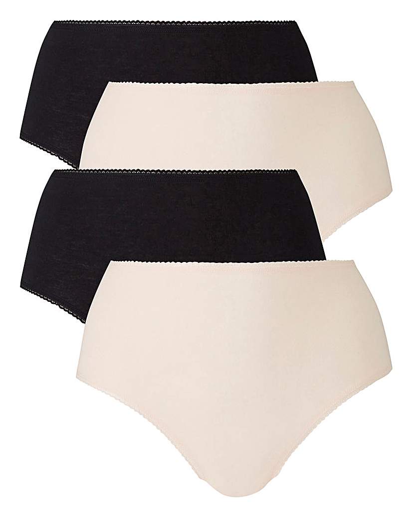 Image of 4 Pack Value Midi Briefs