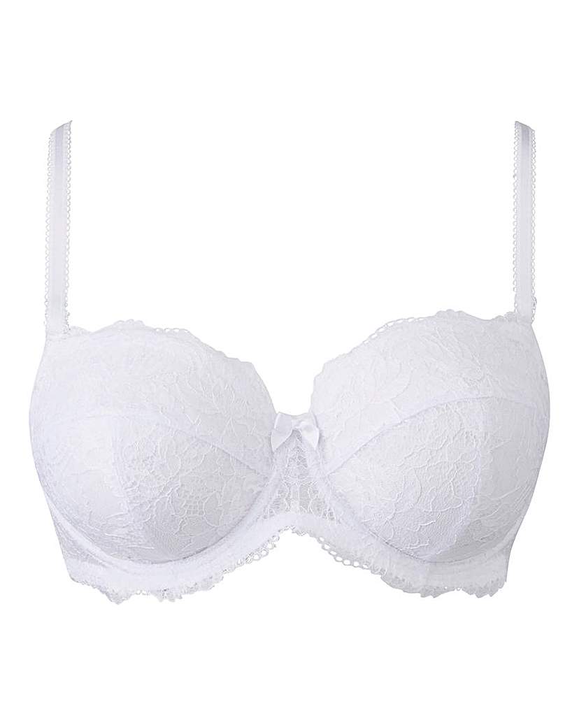 Ella Lace White Multiway Bra
