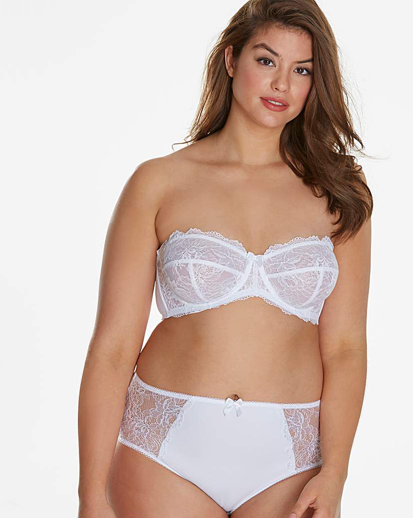 Image of Ella Lace White Multiway Bra