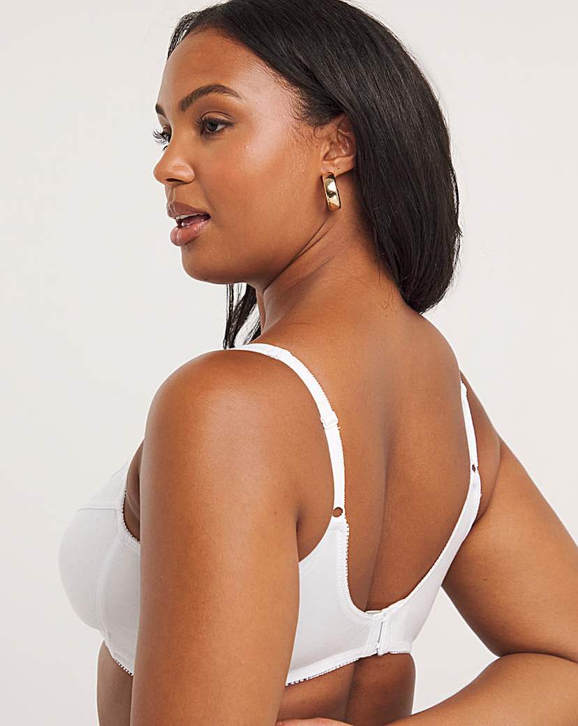 2 Pack Non Wired White/White Bras
