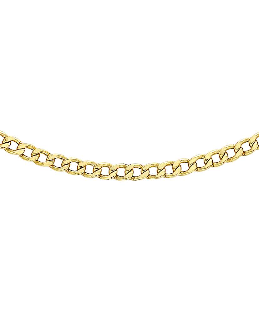 9Ct Gold Curb Chain