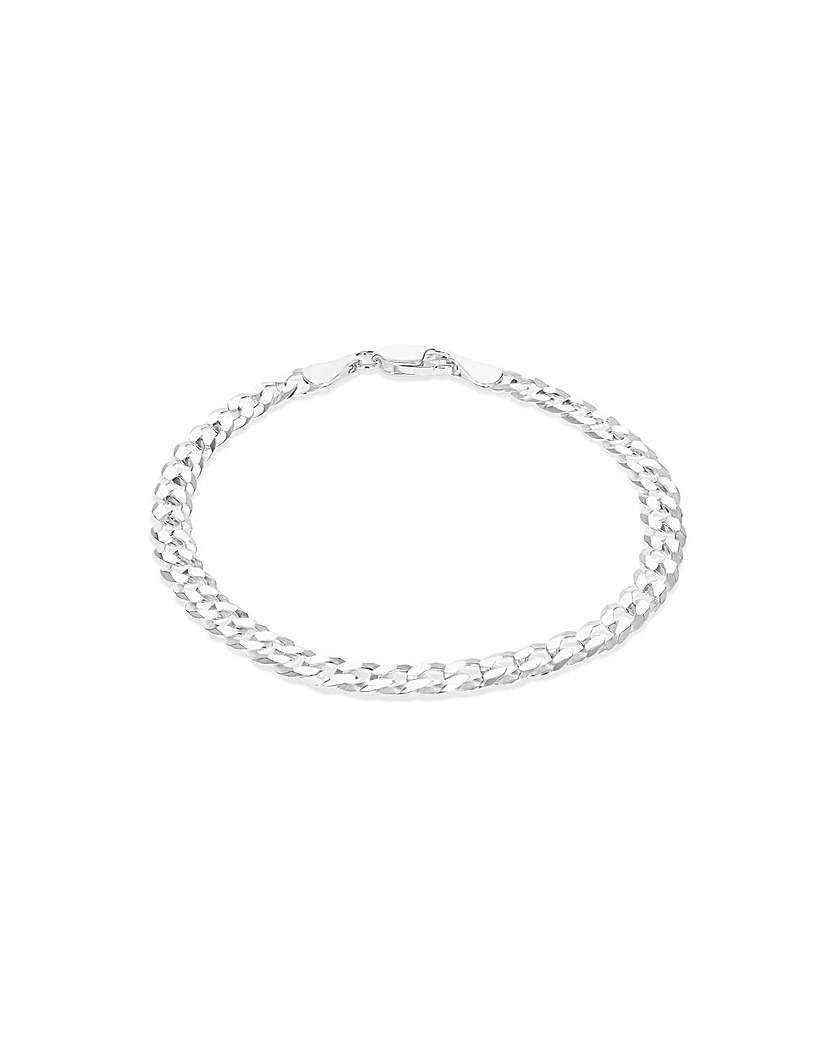 Sterling Silver Curb Bracelet